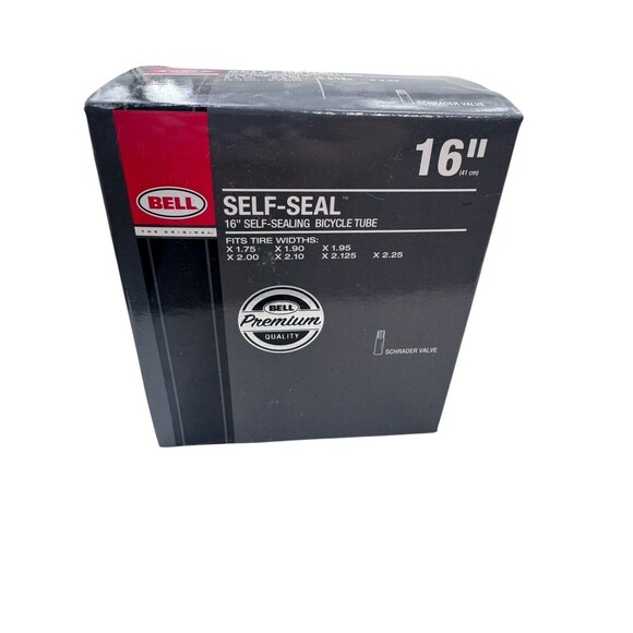 2 - Bell Standard and Self Sealing Bike Tubes 16"x1.75-2.25" Schrader - Picture 2 of 6